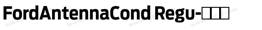 FordAntennaCond Regu字体转换 FordAntennaCond Regu字体转换